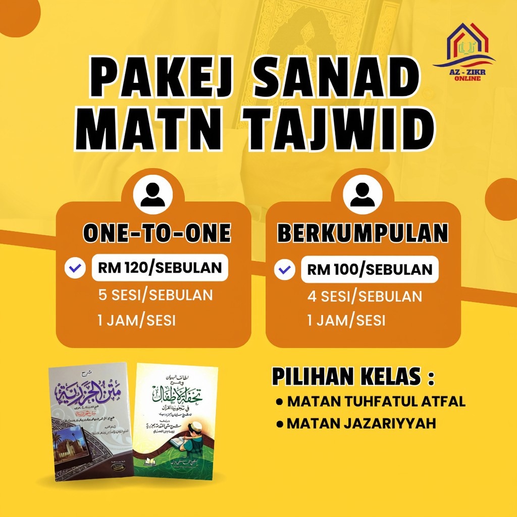 Pakej & Harga Sanad Matan — Malaysia